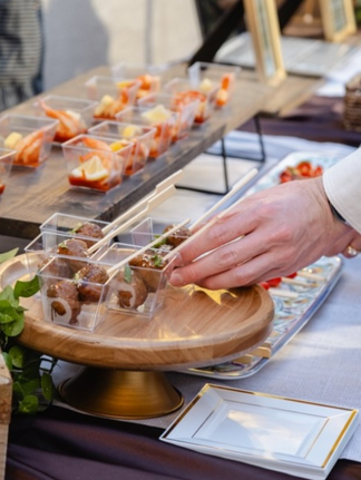 Food & Bar - Good Gracious Events & California Cookout Catering - A Night At The Oviatt - Photography: Amy Ruiz 