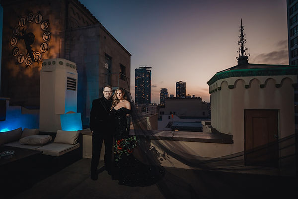 Suzanne Freeman Wedding - Rooftop Photo