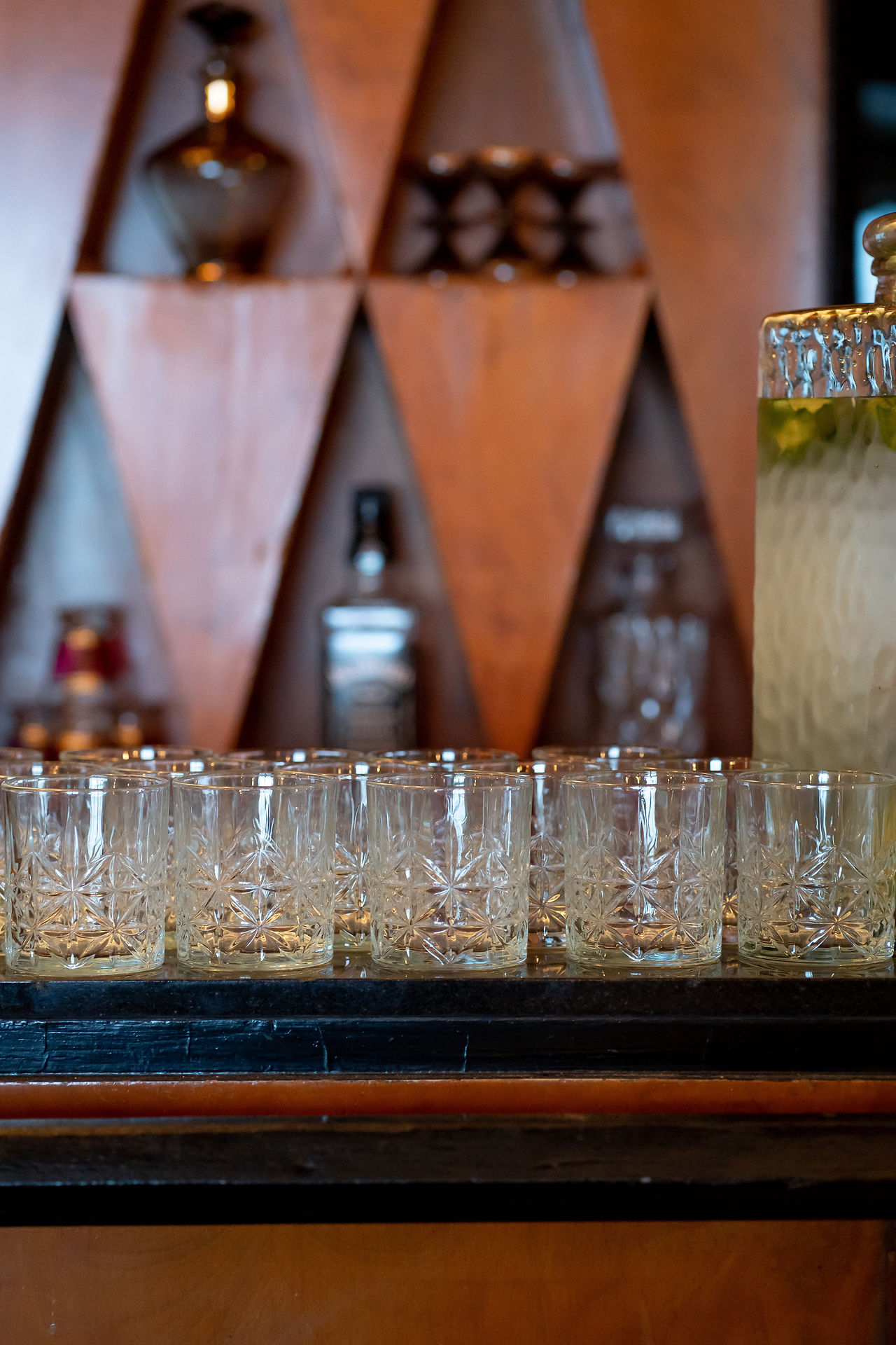 Bar Glassware - Sarah & Ben - Maya Myers