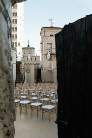 Michaela & Liam - Ceremony Decor Setup