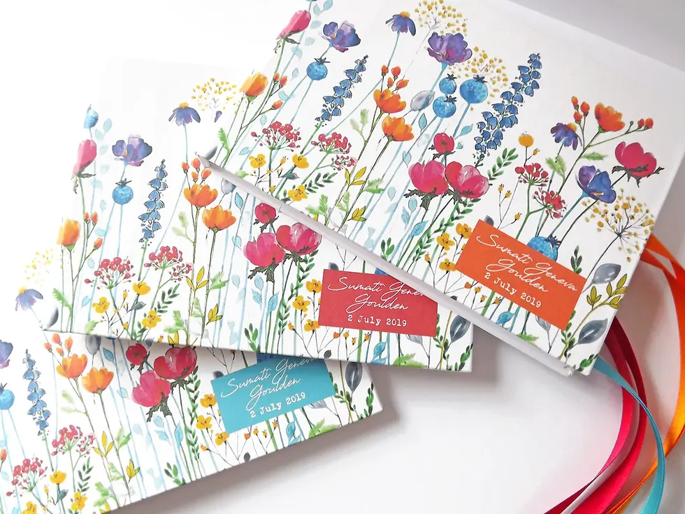 Thumbnail: Colourpop personalised hand-crafted photo album/scrapbook