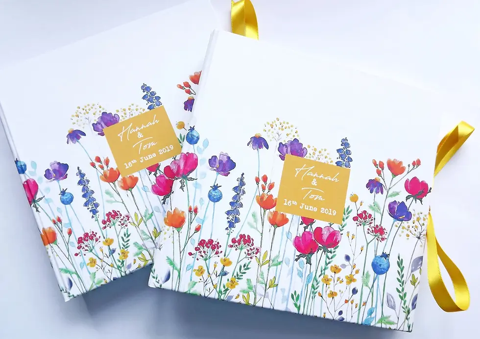 Thumbnail: Colourpop personalised hand-crafted photo album/scrapbook