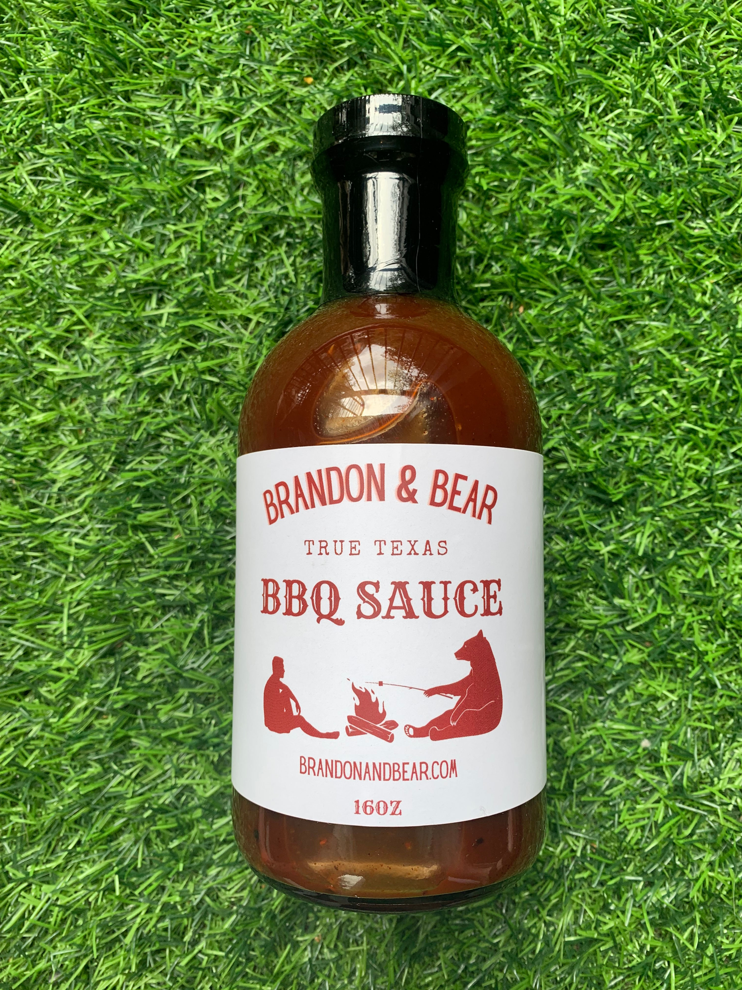 16 Oz bottle Brandon & Bear True Texas BBQ Sauce