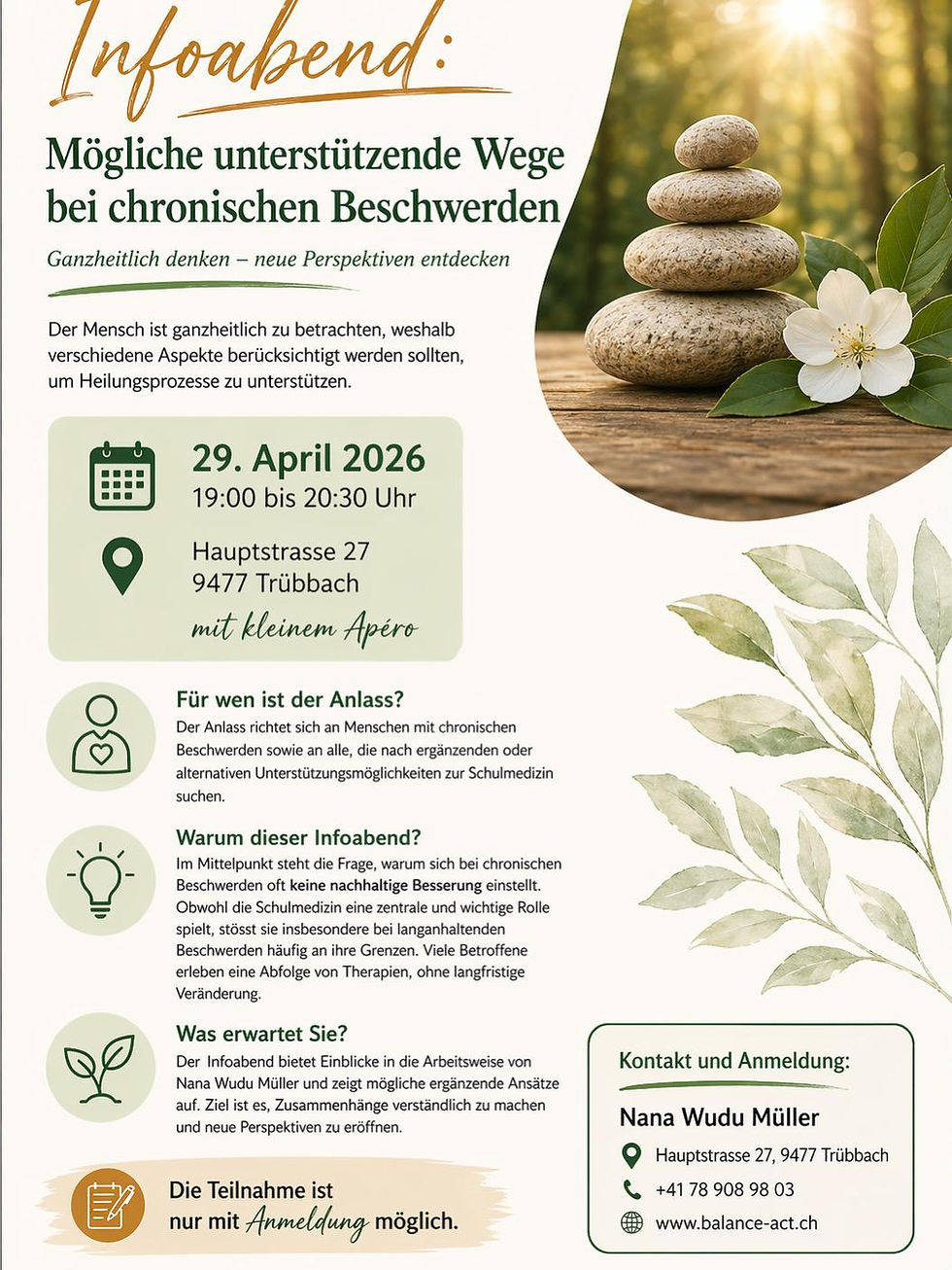 Meld dich an!