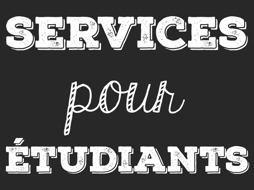 Services pour étudiants