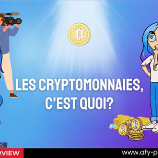 Les cryptomonnaies, c'est quoi ? Interview 