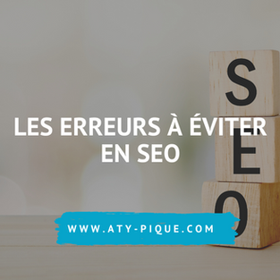 18 erreurs à ne pas faire en SEO/Référencement naturel