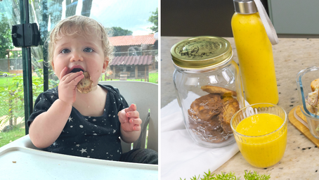 Biscoito para Bebê de Banana | Receita 