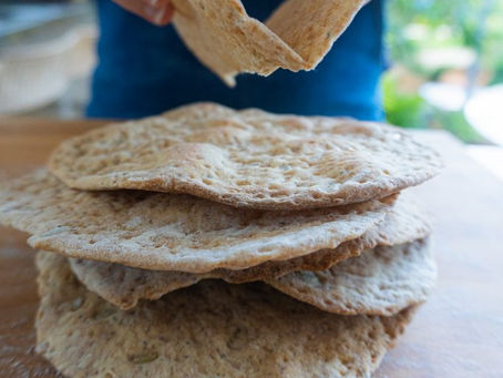 Pão Sírio com Sementes | Receita