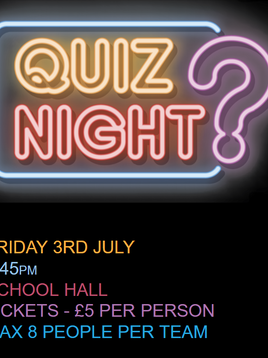 Quiz night coming soon!