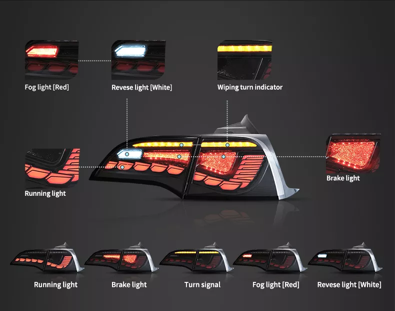 ĐÈN HẬU ĐỘ NGUYÊN BỘ TESLA 2017+
