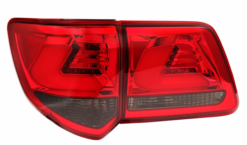 ĐÈN HẬU LED NGUYÊN BỘ CẢ VỎ ĐỎ 1 TOYOTA FORTUNER 2012