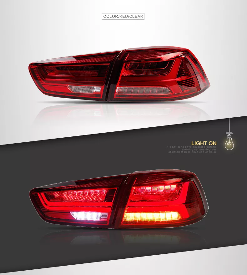 ĐÈN HẬU ĐỘ NGUYÊN BỘ MITSUBISHI LANCER 2008-2017