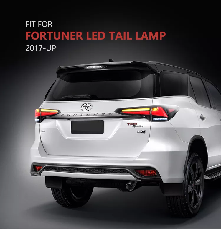 ĐÈN HẬU LED NGUYÊN BỘ CẢ VỎ TOYOTA FORTUNER 2017+