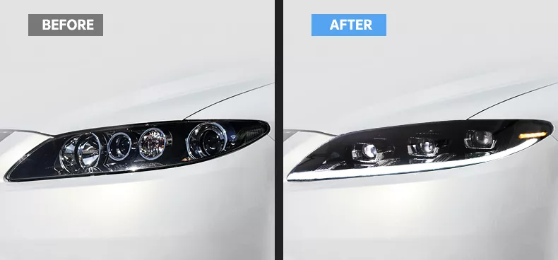 ĐÈN PHA ĐỘ NGUYÊN BỘ MAZDA 6 2003-2015
