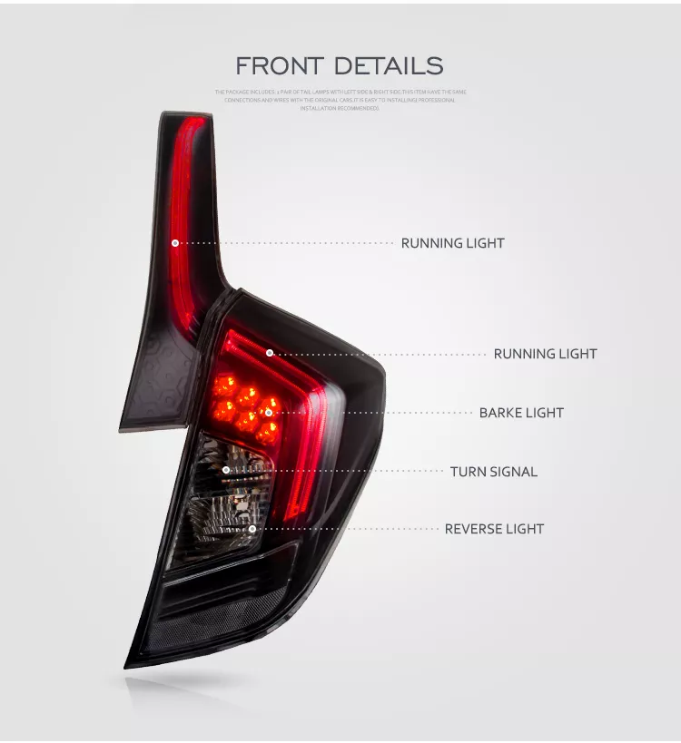 BỘ ĐÈN HẬU LED NGUYÊN BỘ HONDA FIT/JAZZ 2014-2000
