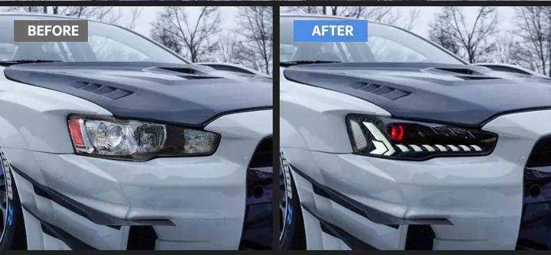 ĐÈN PHA ĐỘ NGUYÊN BỘ MITSUBISHI LANCER 2008-2017