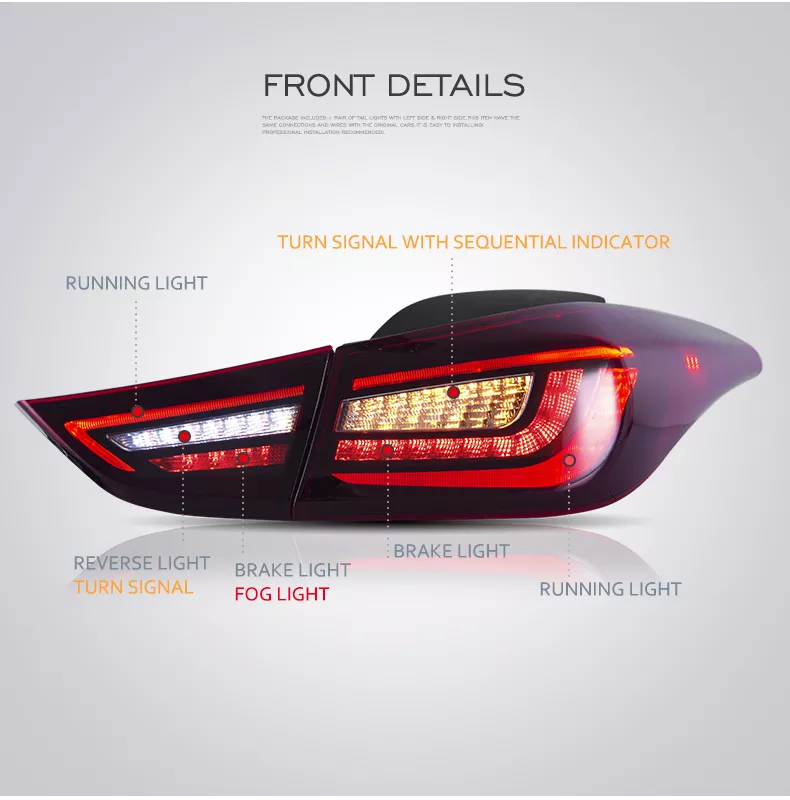 ĐÈN HẬU NGUYÊN BỘ ELANTRA 2011 - 2016