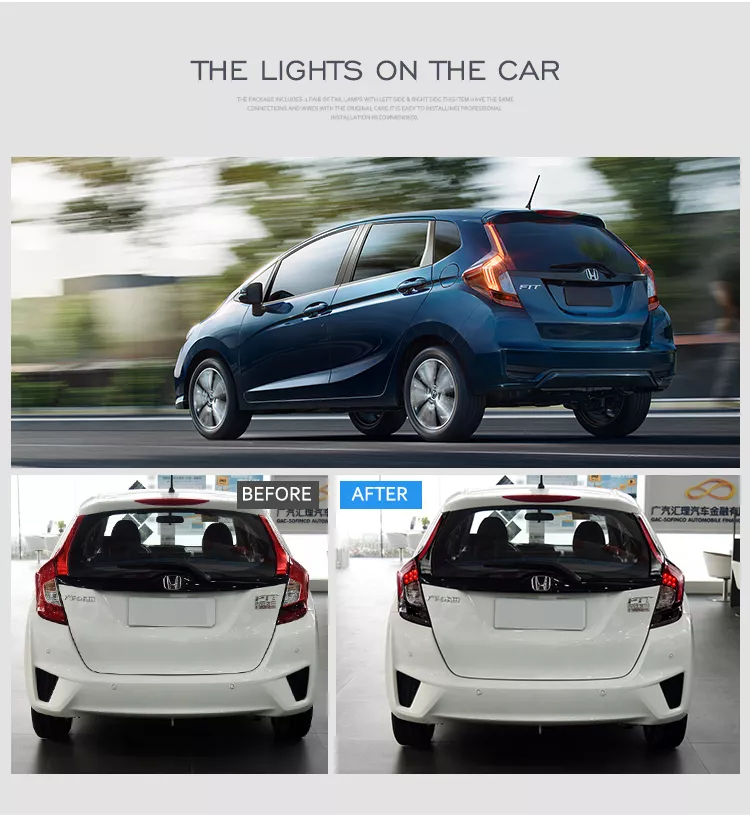 BỘ ĐÈN HẬU LED NGUYÊN BỘ HONDA FIT/JAZZ 2014-2000