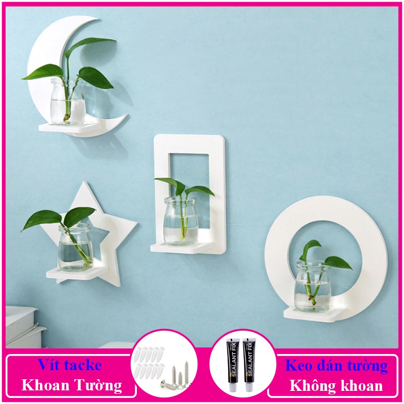 Decorative wall shelf, high quality wood material, living space decor