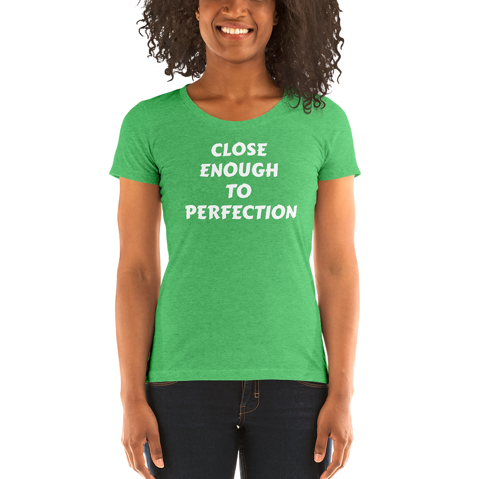 Thumbnail: Close enough to perfection - Ladies' short sleeve t-shirt