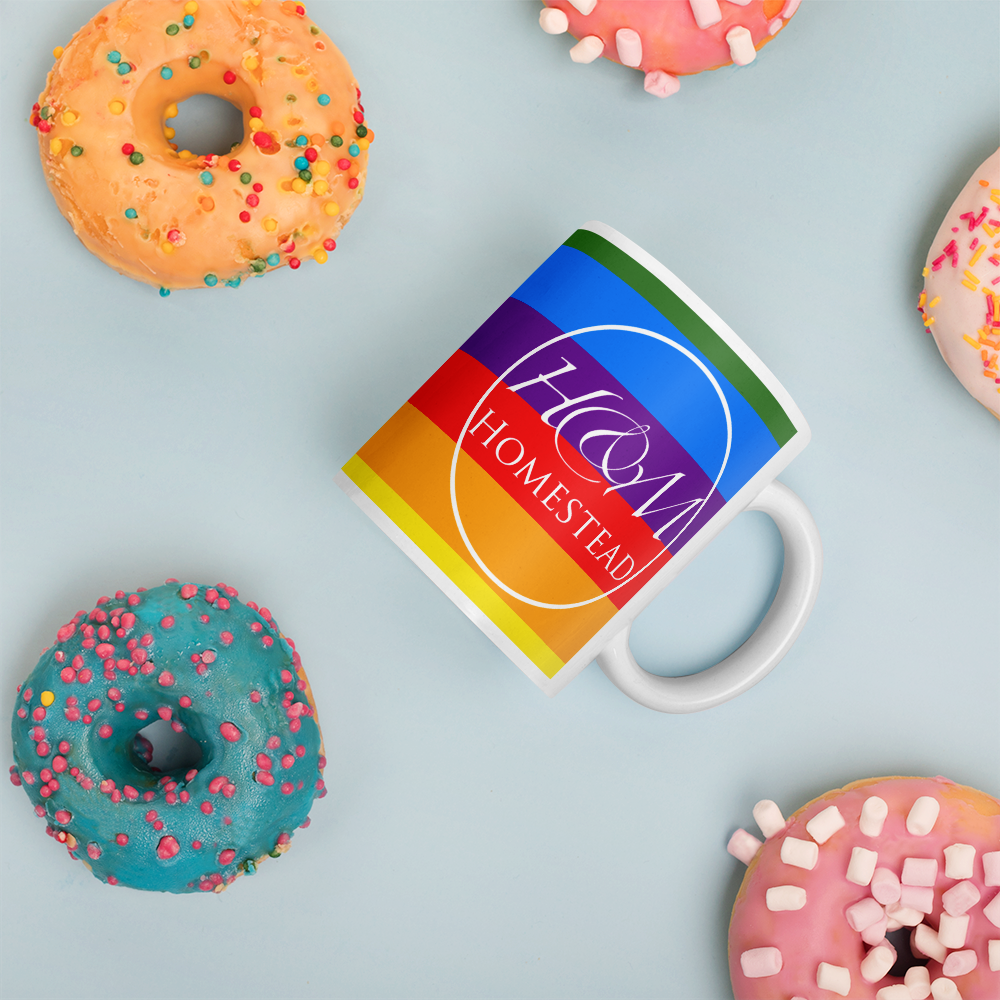 H&M Homestead Pride glossy mug