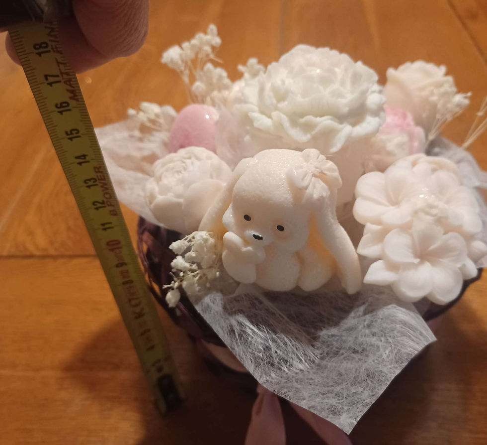 Miniature : Bouquets de fondants en cire de soja et parfum de grasse