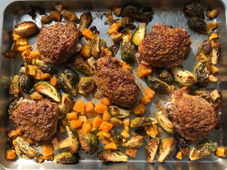 ROASTED HONEY MUSTARD CHICKEN THIGHS