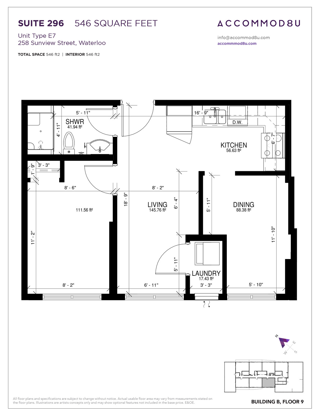 Suite 296 Type E7 258 Sunview Png