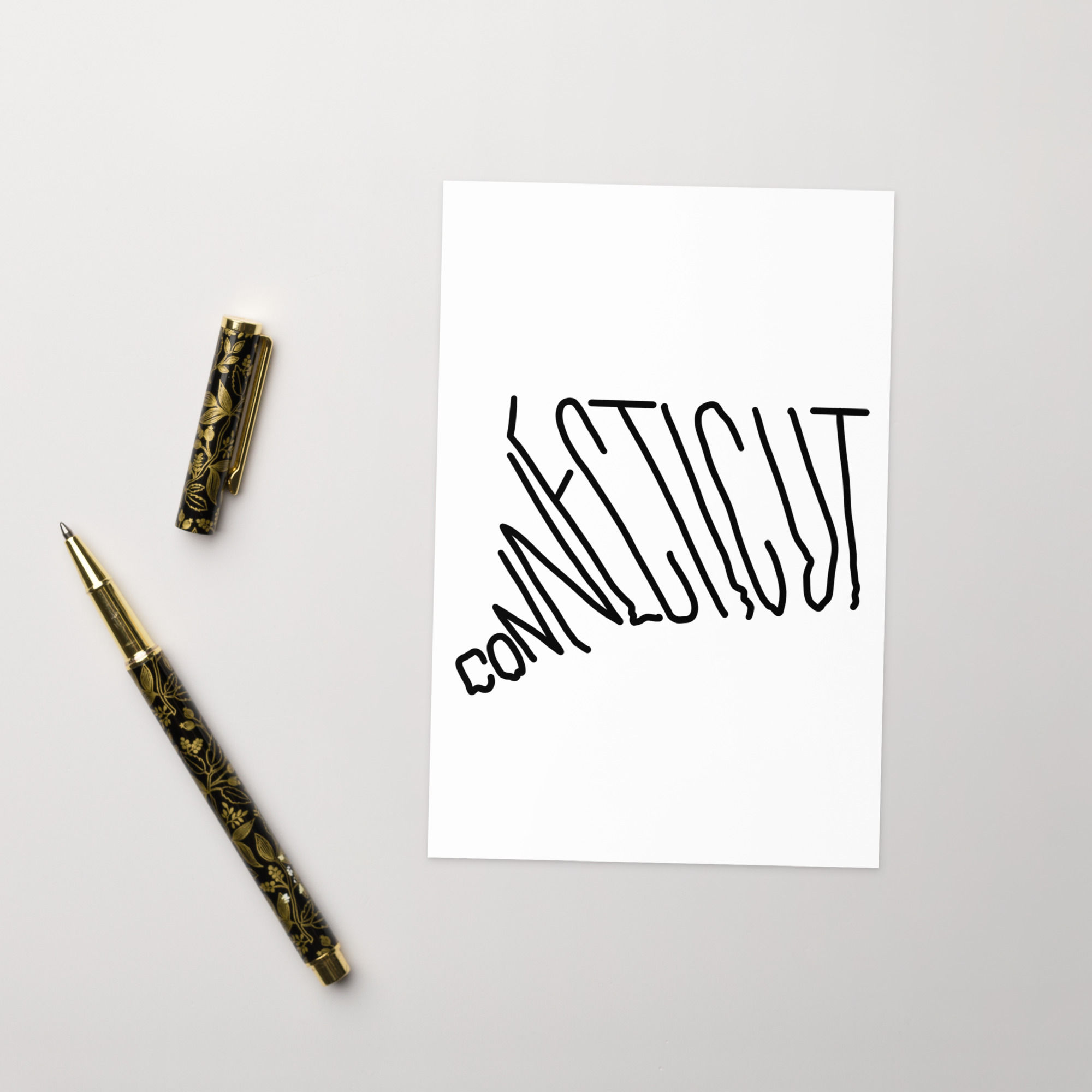 Connecticut Greeting Card