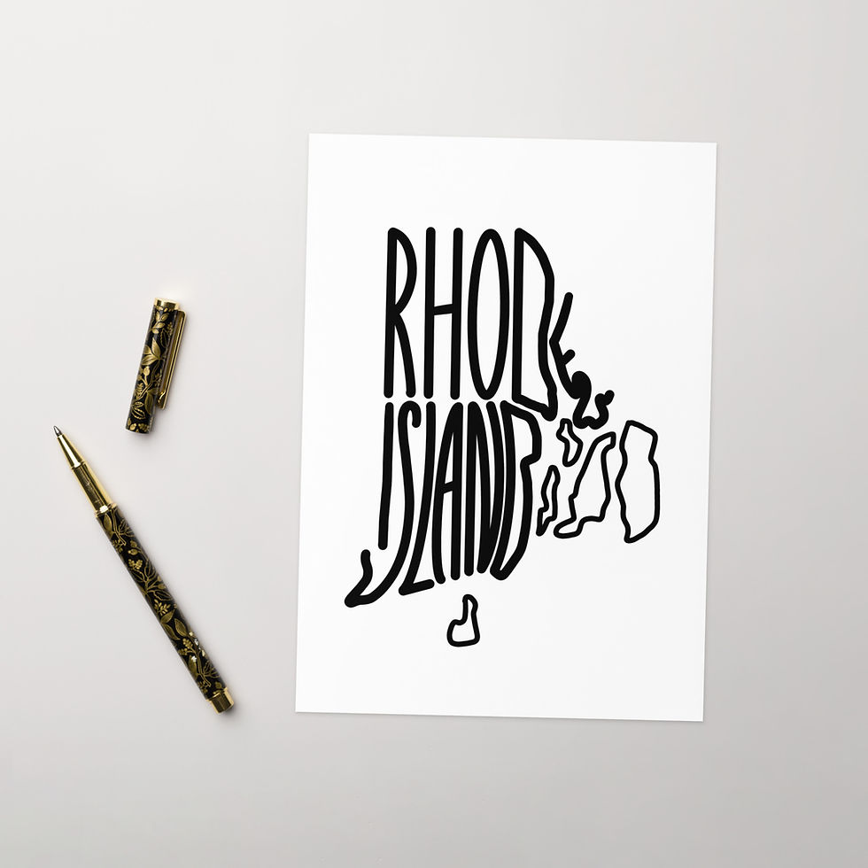 Thumbnail: Rhode Island Greeting Card
