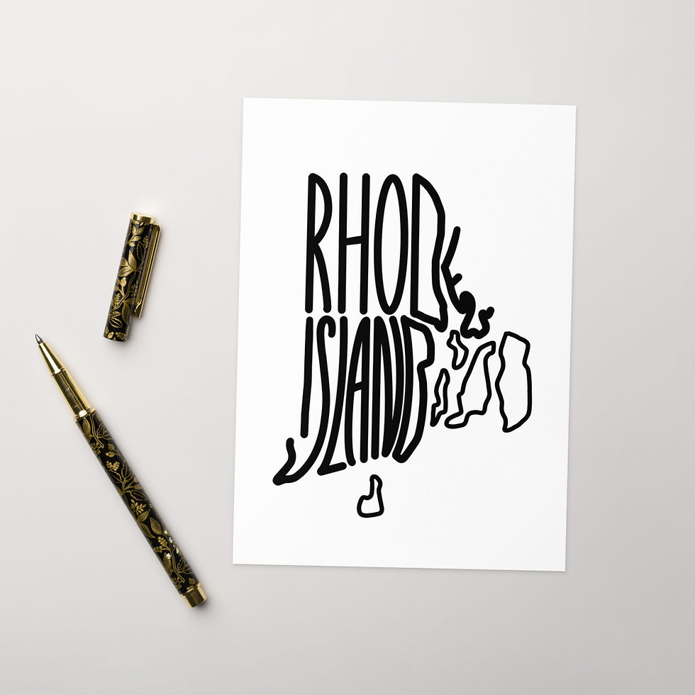Thumbnail: Rhode Island Greeting Card