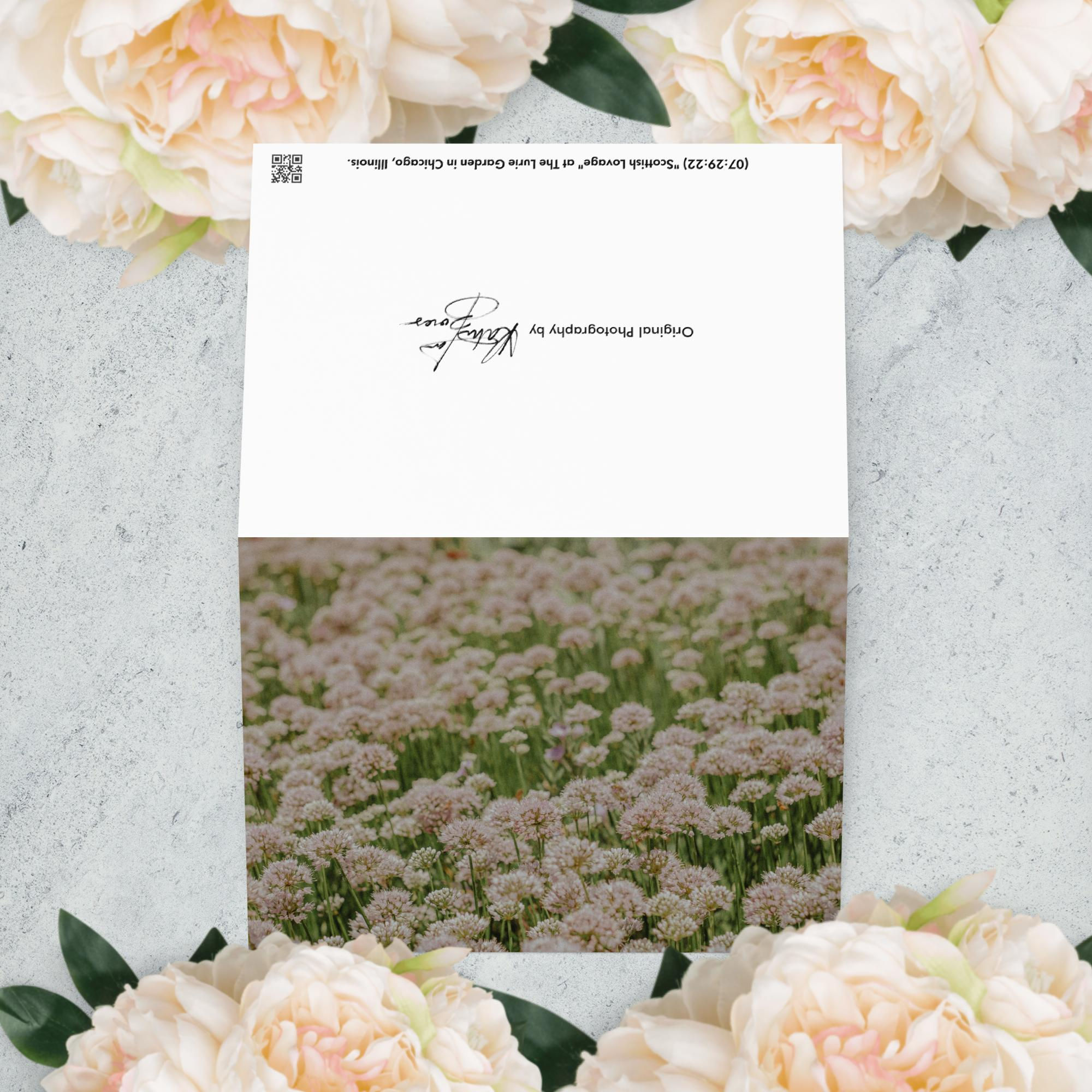 Montana Flowers Greeting Card