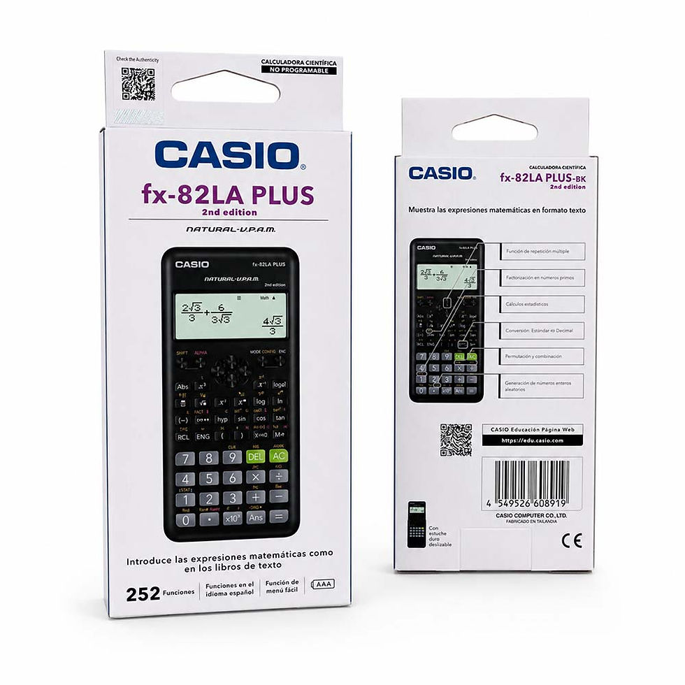 Miniatura: Calculadora casio FX-82ES Plus 252 Funciones