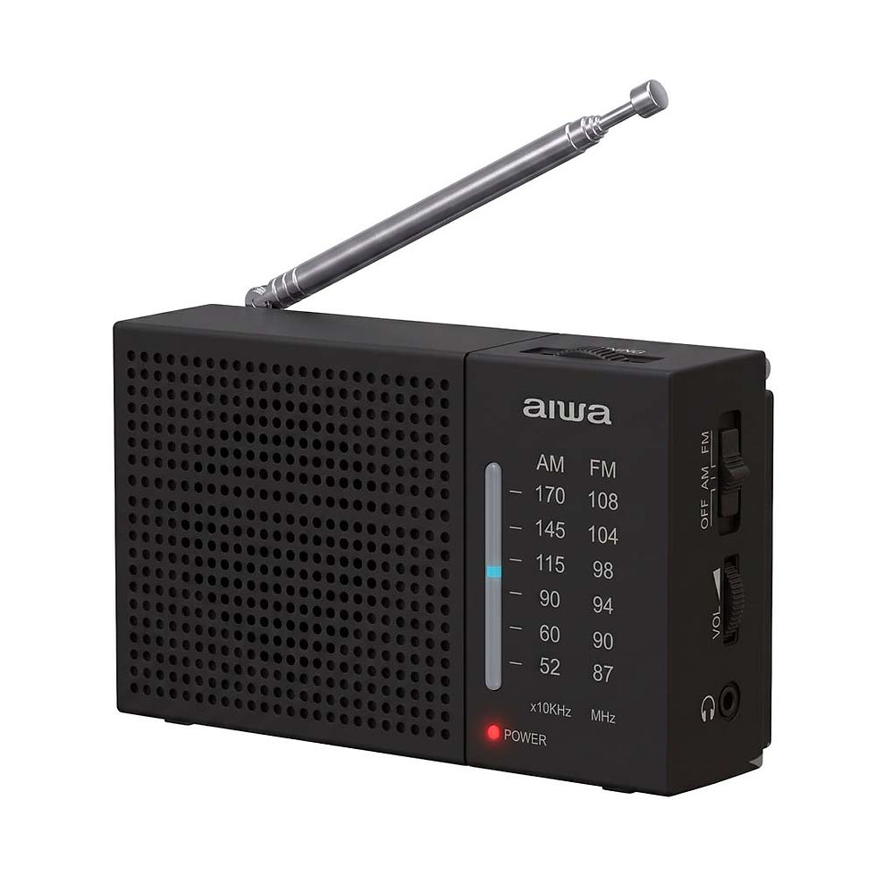 Radio Aiwa Análoga Portátil Aw-fml2 Fm-am Jack 3,5