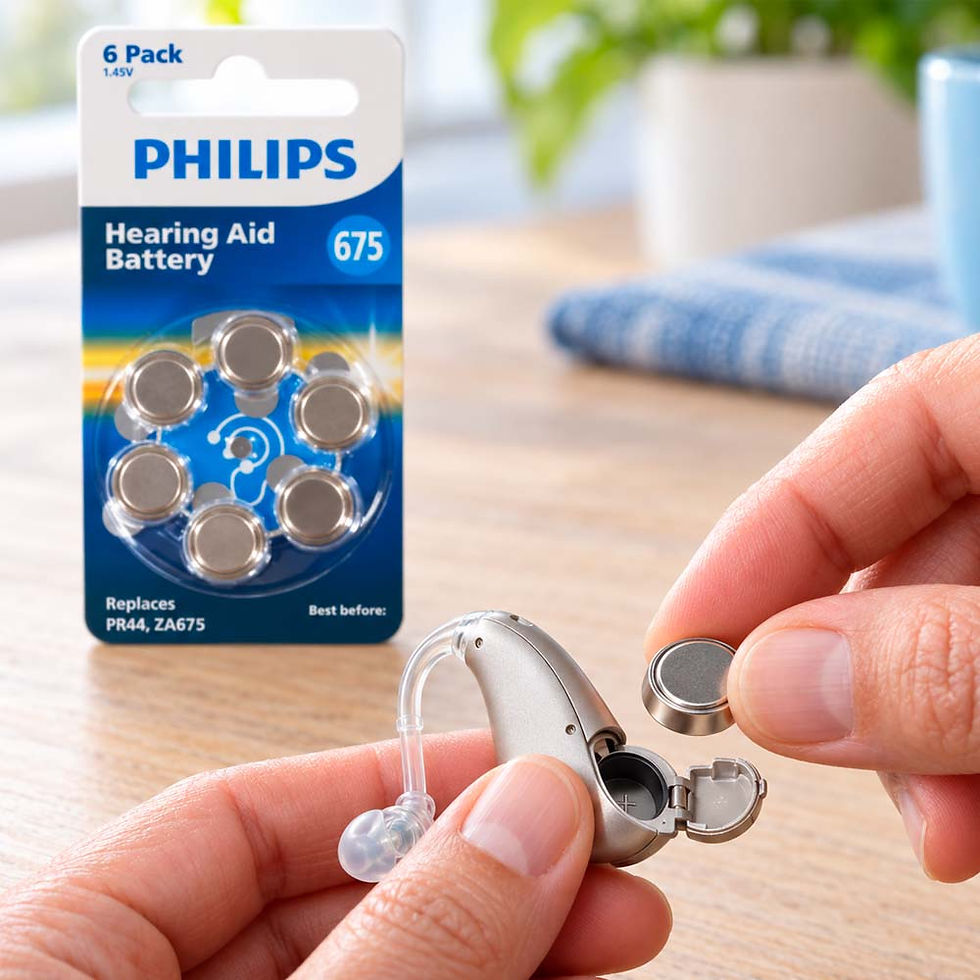 Pilas Auditivas Philips N°675 1.45V – Blíster 6 Unidades
