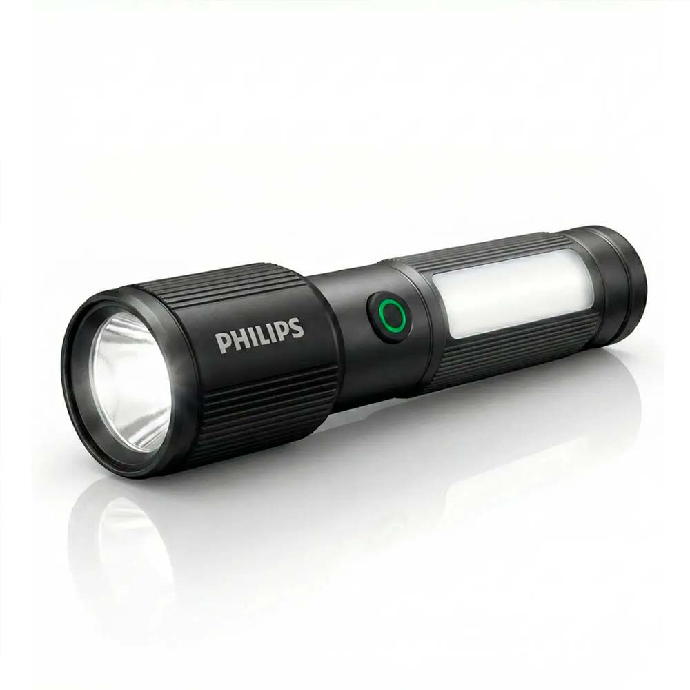 Linterna Led Recargable 330lm 7w Sfl2153/56 Philips Tcenter Blanco Gris