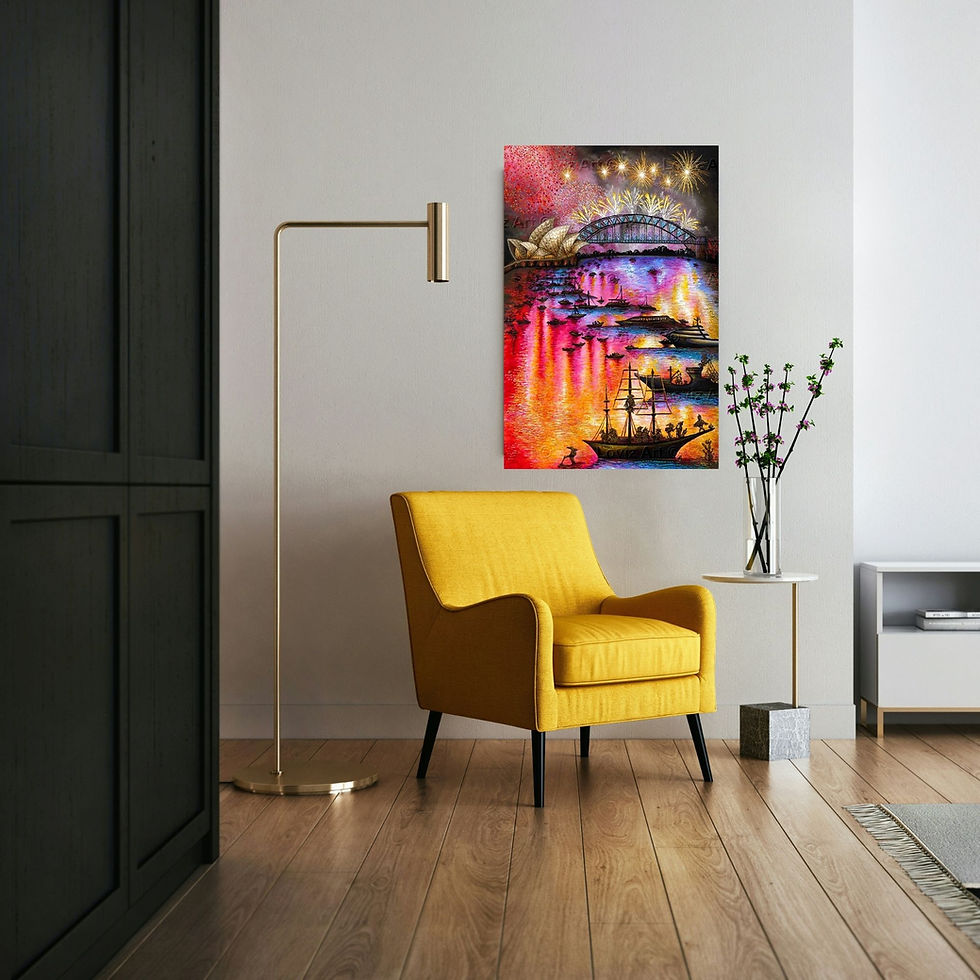 Thumbnail: 1750 "Cheers to Sydney" Canvas