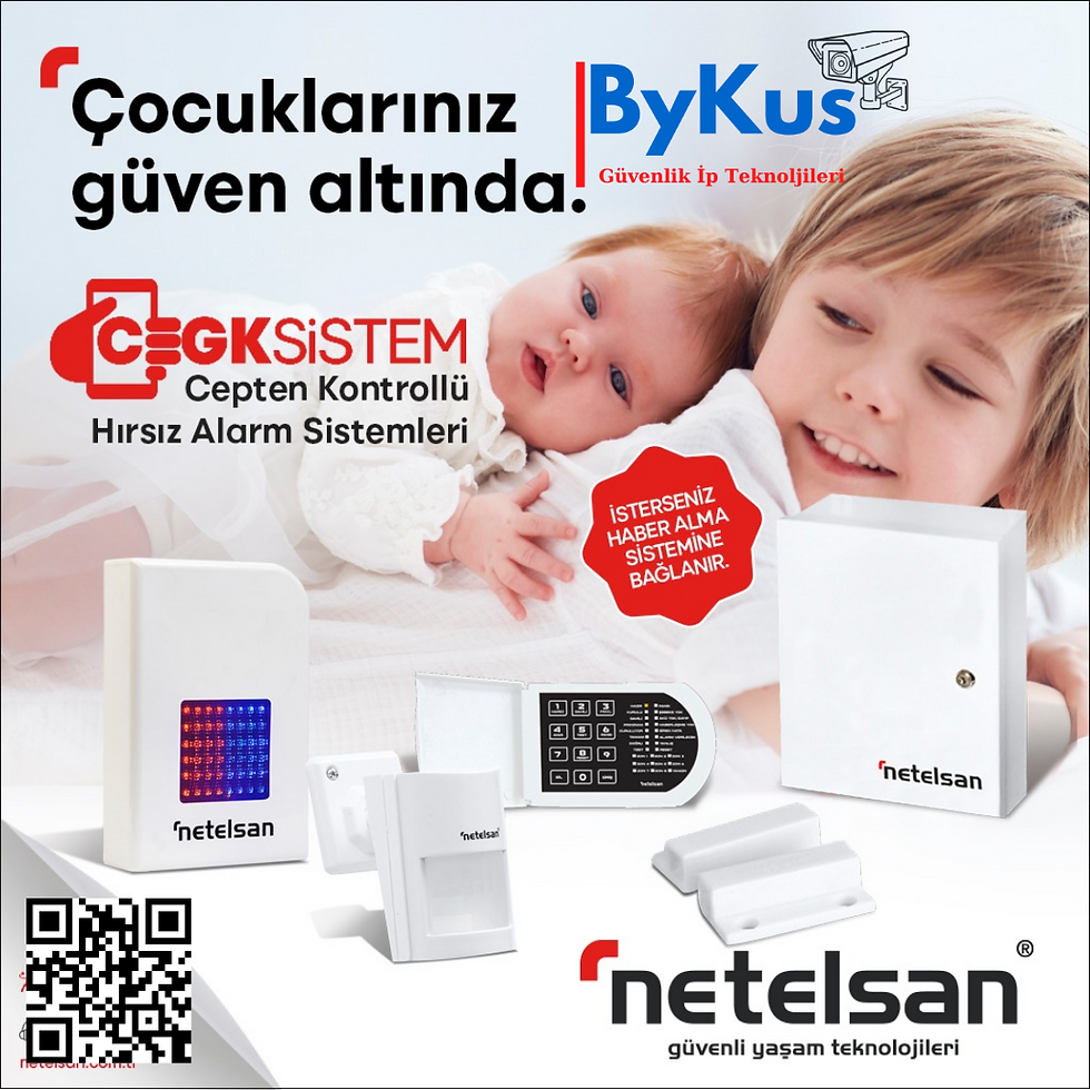 NETELSAN KABLOLU HIRSIZ ALARM SETİ