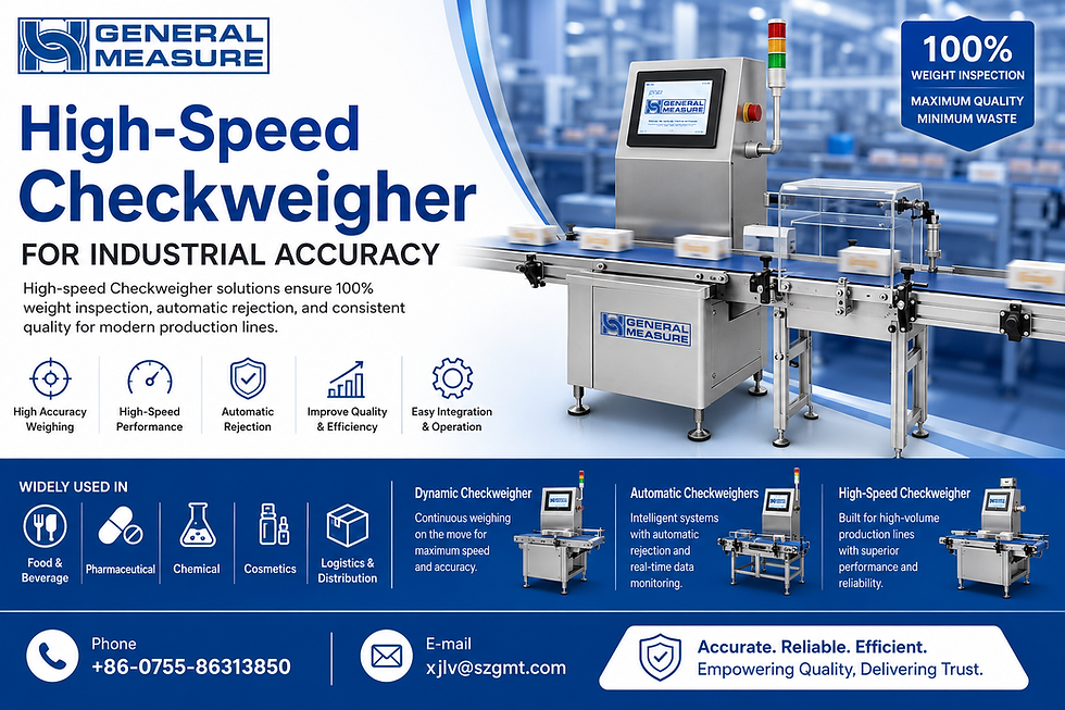 High-Speed Checkweigher for Industrial Accuracy