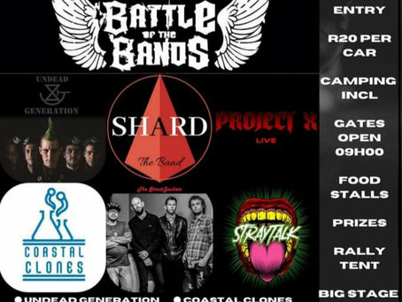 Battle of the band's 11 September gates opens from 9am