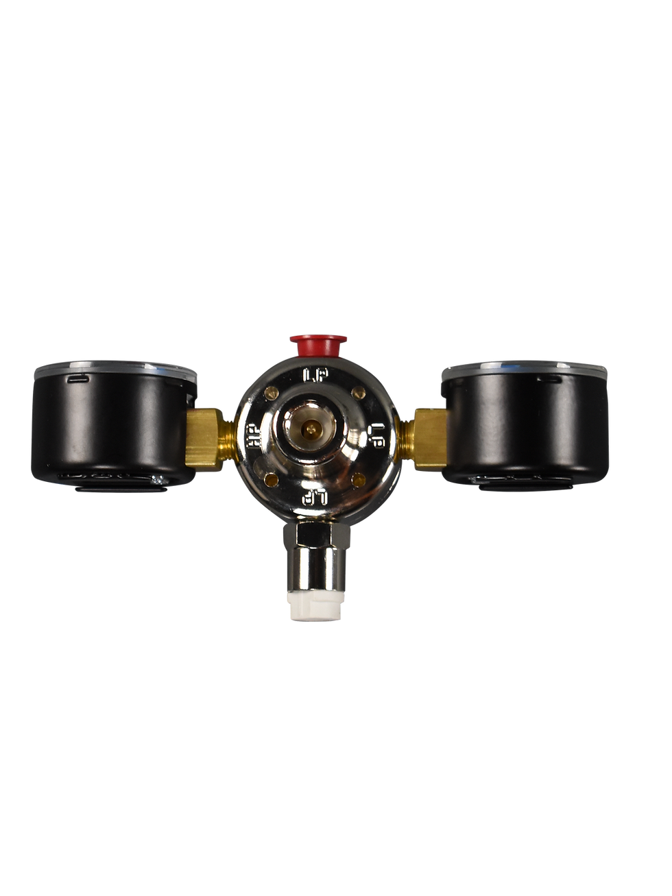 Thumbnail: Adjustable Regulator Push Pin valves Non-refillable DOT Cylinders bottom view