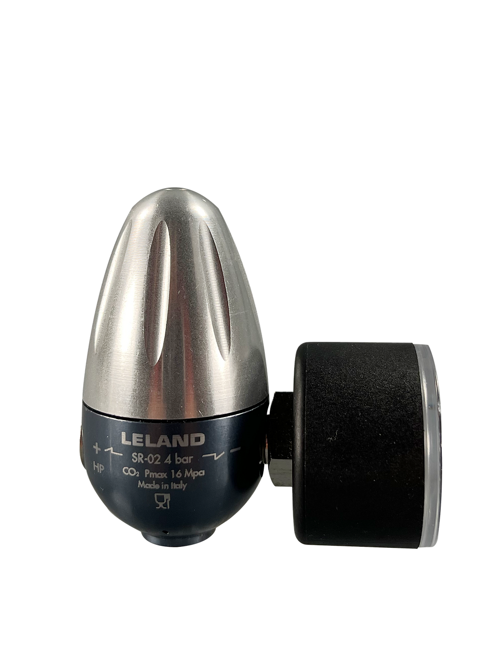 Thumbnail: Adjustable Regulator Push Pin valves Non-refillable DOT Cylinders right side view