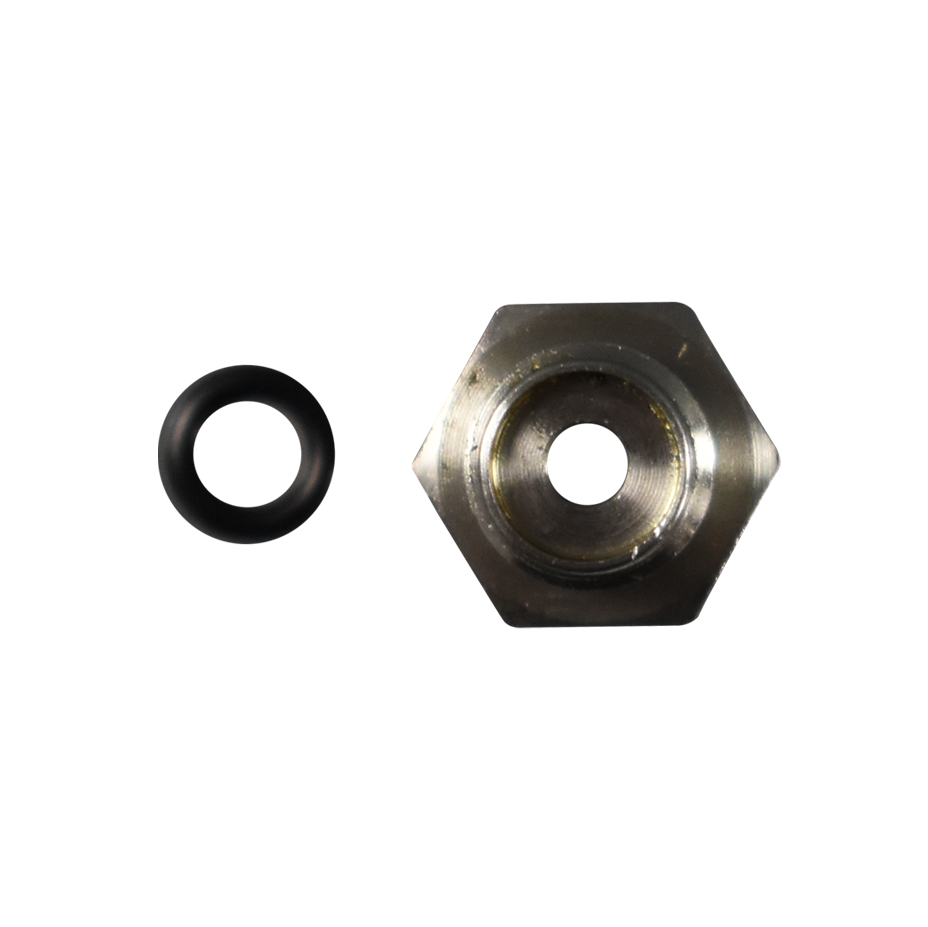 Thumbnail: Stainless Steel Hose Barb bottom view with washer