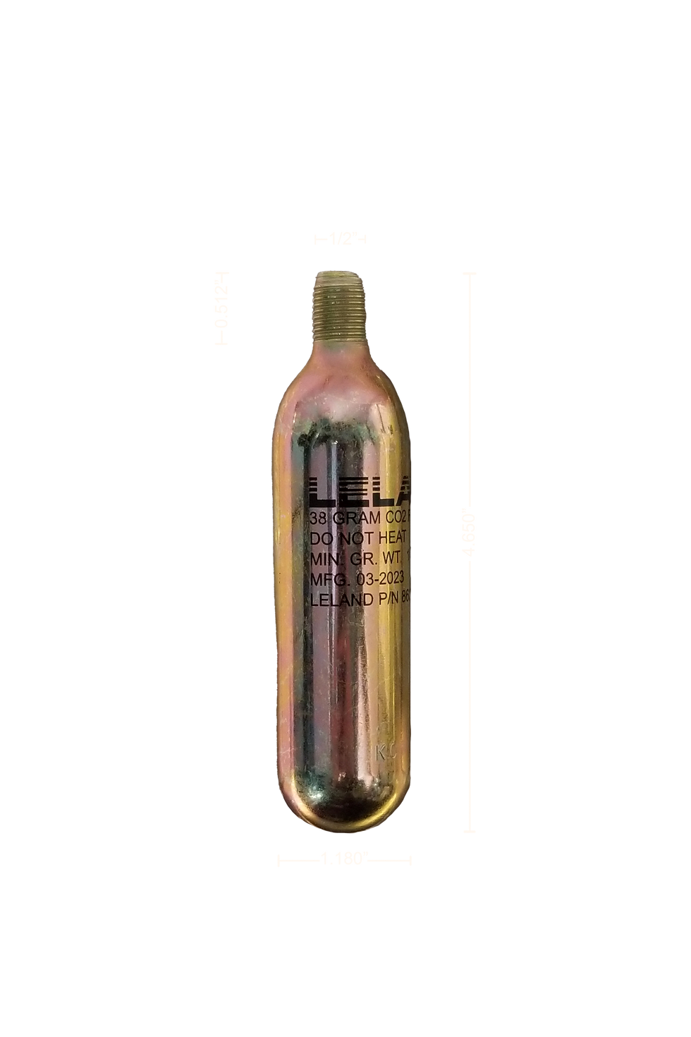 Thumbnail: 86202Z Cartridge, Medium, 50ml 38g Carbon Dioxide