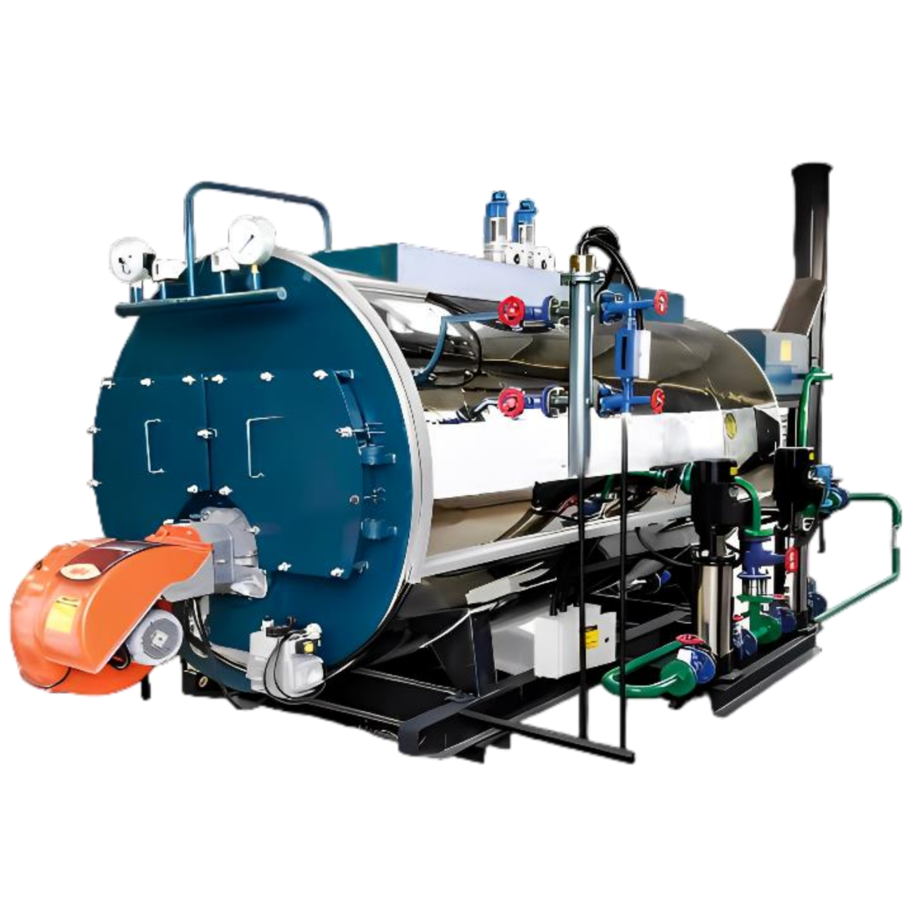 Oil/Gas Horizontal Firetube Steam Boiler