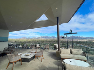 Hilton at Cavasson top-floor terrace lounge