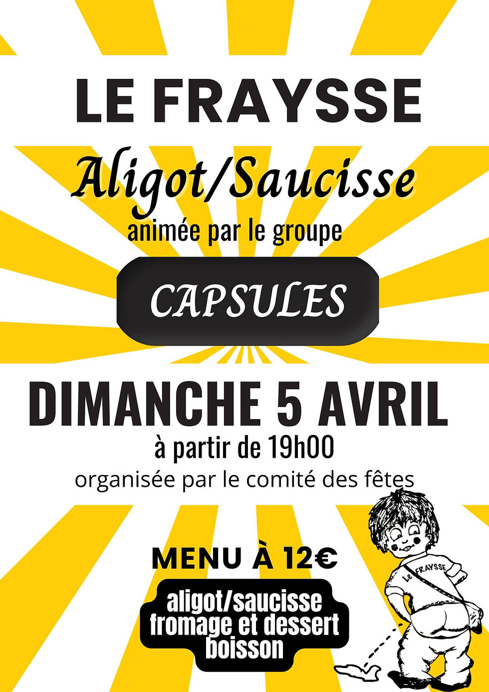 5/04, ALIGOT-SAUCISSE au FRAYSSE (81430)