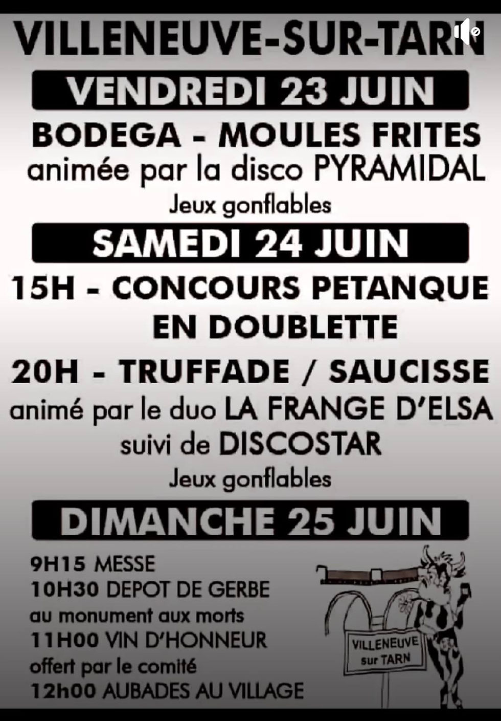 23 AU 26/06, FETE à VILLENEUVE SUR TARN (81250 Curvalle)