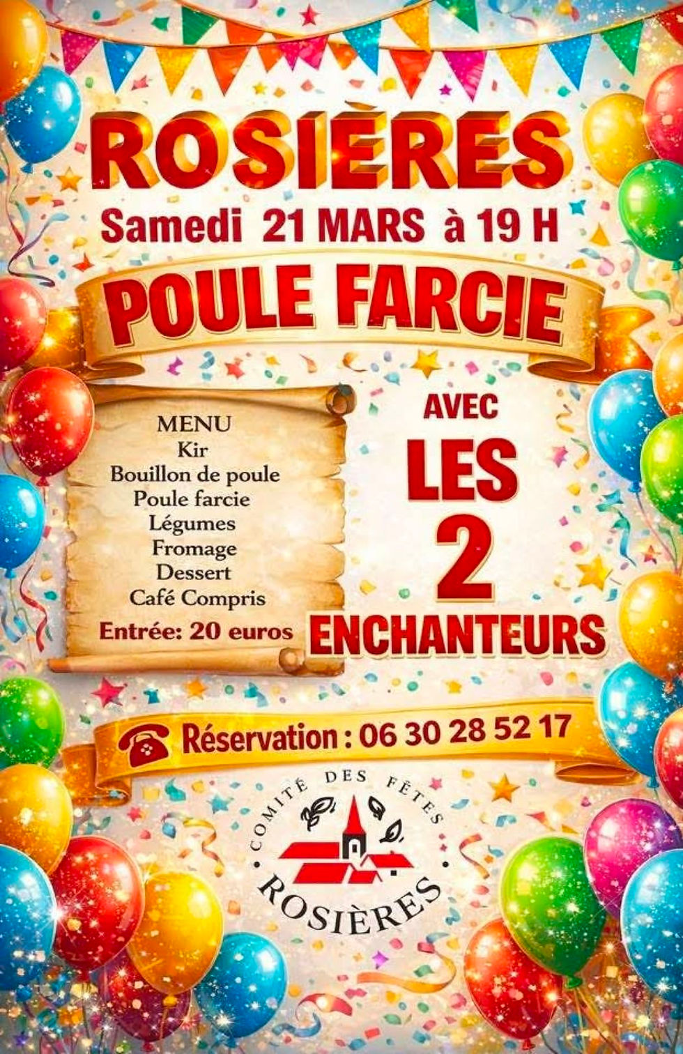 21/03, POULE FARCIE à ROSIERES (81400)